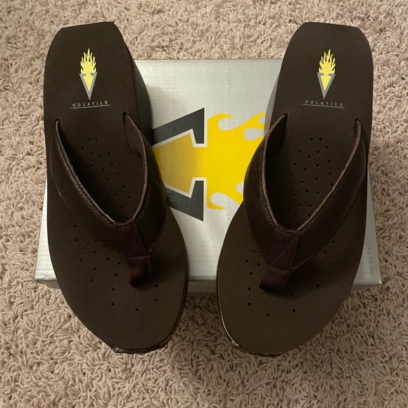 Volatile Frappachino flip flops